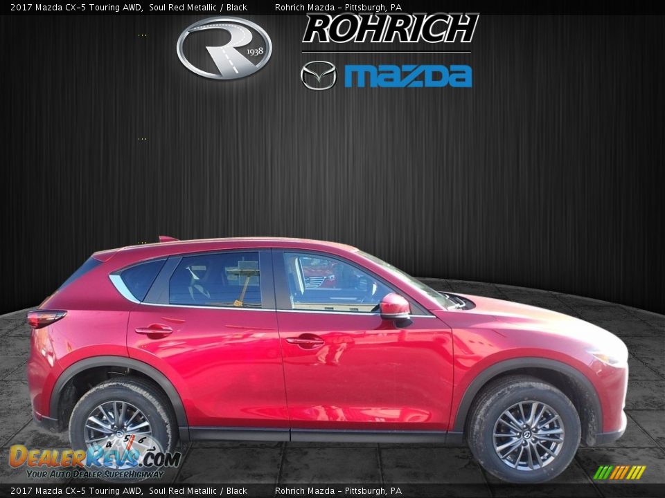 2017 Mazda CX-5 Touring AWD Soul Red Metallic / Black Photo #2