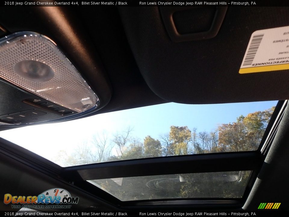 2018 Jeep Grand Cherokee Overland 4x4 Billet Silver Metallic / Black Photo #16