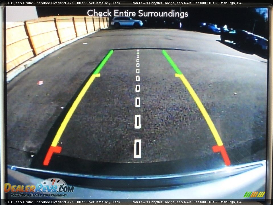 2018 Jeep Grand Cherokee Overland 4x4 Billet Silver Metallic / Black Photo #18