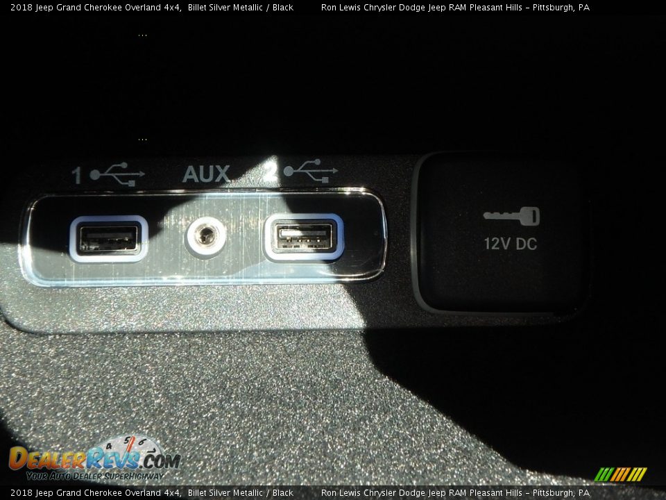 2018 Jeep Grand Cherokee Overland 4x4 Billet Silver Metallic / Black Photo #19