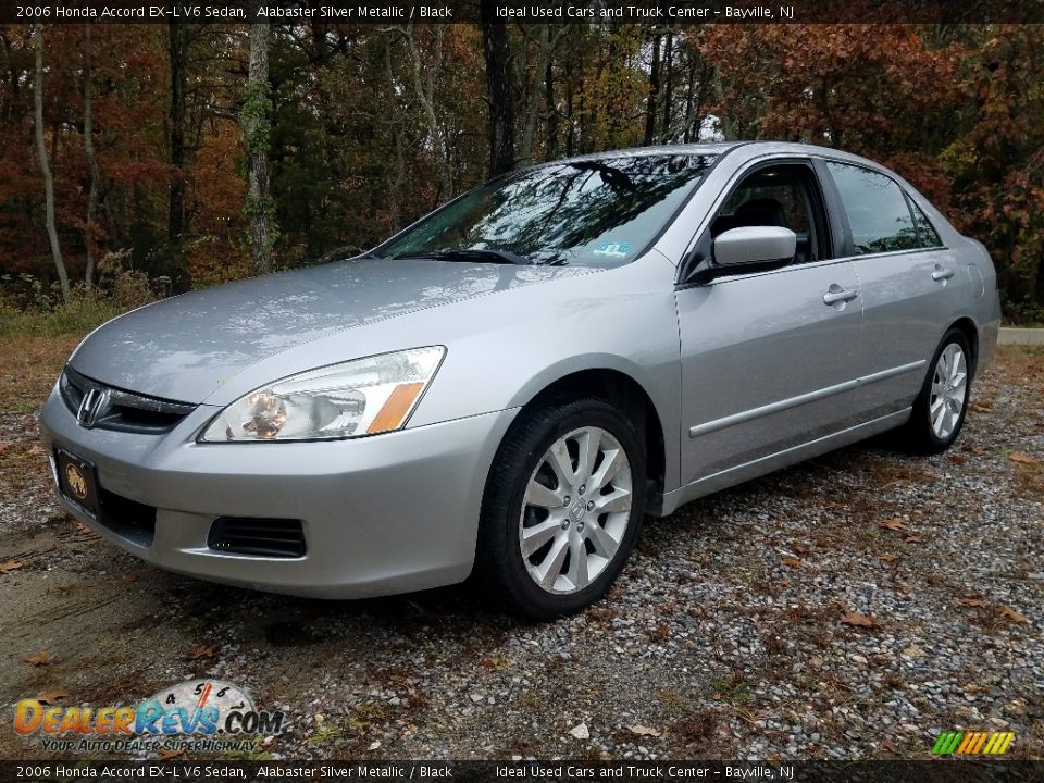 2006 Honda Accord EX-L V6 Sedan Alabaster Silver Metallic / Black Photo #1