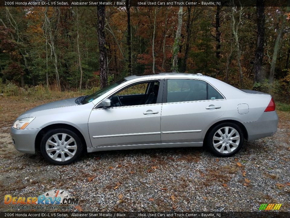 2006 Honda Accord EX-L V6 Sedan Alabaster Silver Metallic / Black Photo #5