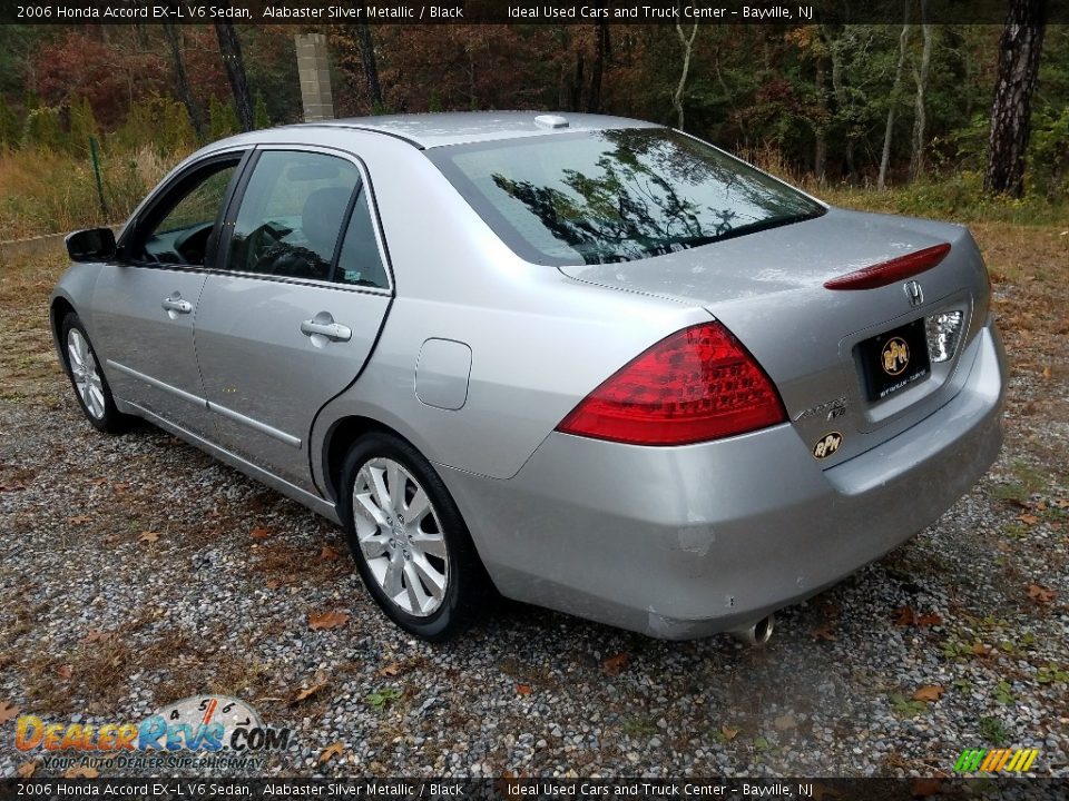 2006 Honda Accord EX-L V6 Sedan Alabaster Silver Metallic / Black Photo #6