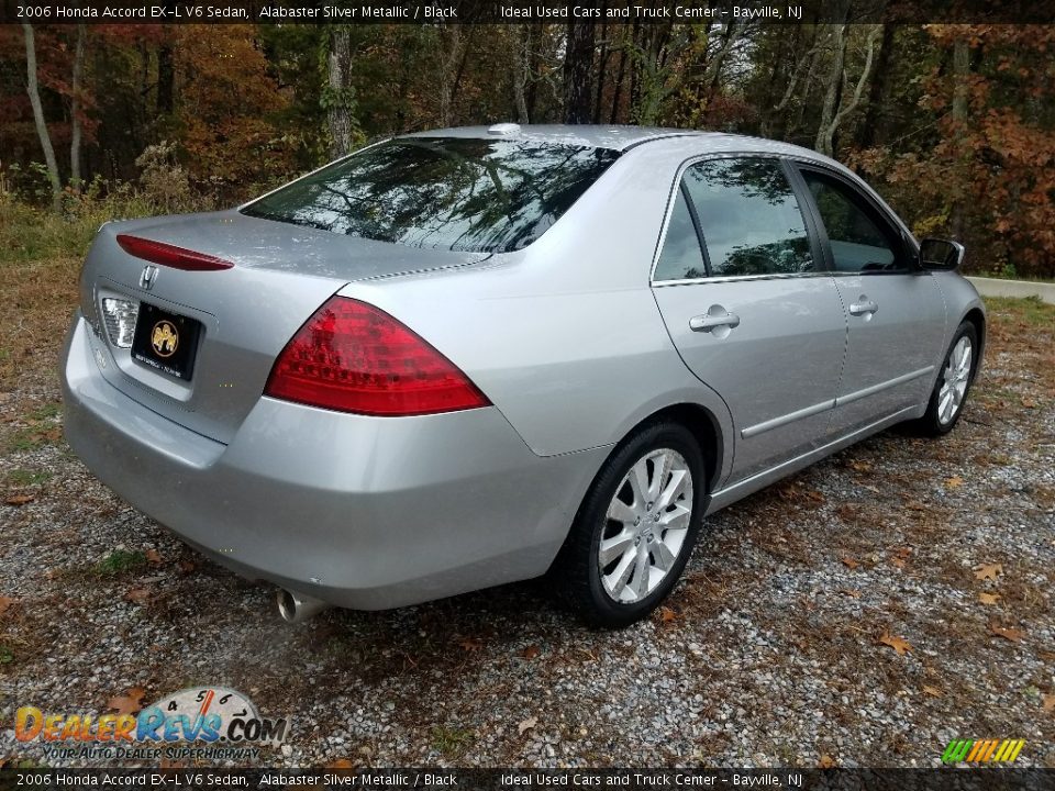 2006 Honda Accord EX-L V6 Sedan Alabaster Silver Metallic / Black Photo #7