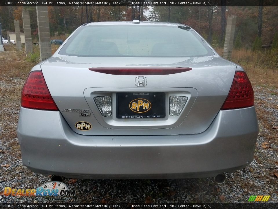 2006 Honda Accord EX-L V6 Sedan Alabaster Silver Metallic / Black Photo #8