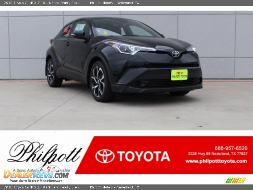 2018 Toyota C-HR XLE Black Sand Pearl / Black Photo #1