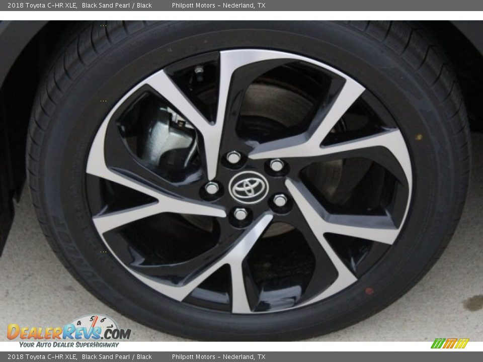 2018 Toyota C-HR XLE Black Sand Pearl / Black Photo #4