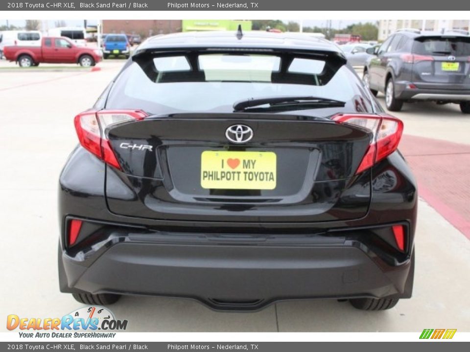 2018 Toyota C-HR XLE Black Sand Pearl / Black Photo #6