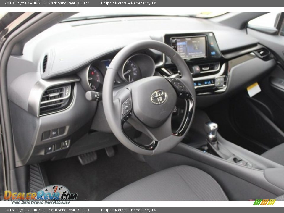 2018 Toyota C-HR XLE Black Sand Pearl / Black Photo #9