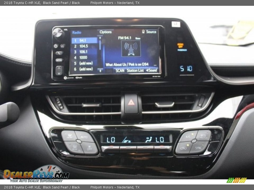 2018 Toyota C-HR XLE Black Sand Pearl / Black Photo #12