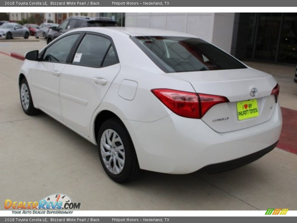 2018 Toyota Corolla LE Blizzard White Pearl / Black Photo #5