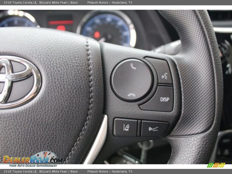 2018 Toyota Corolla LE Blizzard White Pearl / Black Photo #15