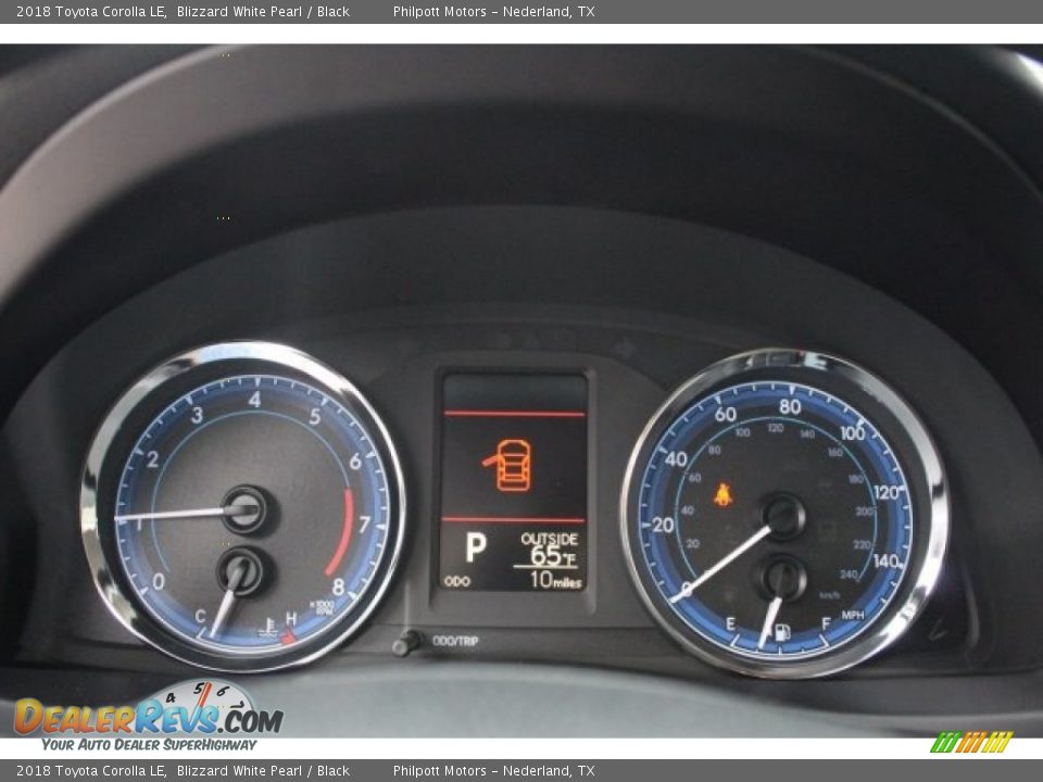 2018 Toyota Corolla LE Blizzard White Pearl / Black Photo #16