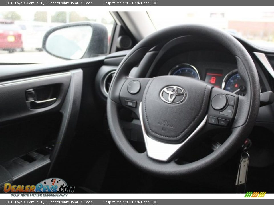 2018 Toyota Corolla LE Blizzard White Pearl / Black Photo #21