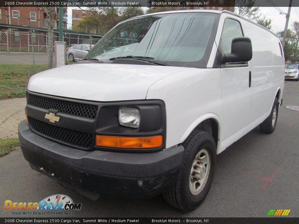 2008 Chevrolet Express 2500 Cargo Van Summit White / Medium Pewter Photo #1