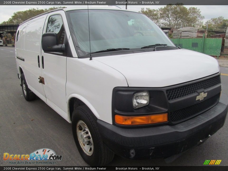 2008 Chevrolet Express 2500 Cargo Van Summit White / Medium Pewter Photo #2