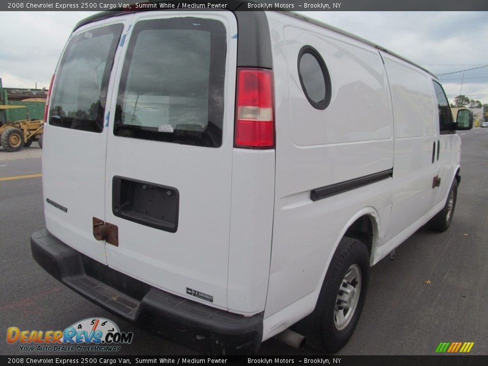 2008 Chevrolet Express 2500 Cargo Van Summit White / Medium Pewter Photo #5