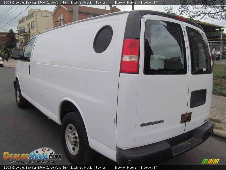 2008 Chevrolet Express 2500 Cargo Van Summit White / Medium Pewter Photo #6