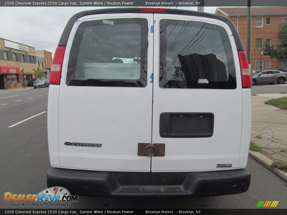 2008 Chevrolet Express 2500 Cargo Van Summit White / Medium Pewter Photo #7