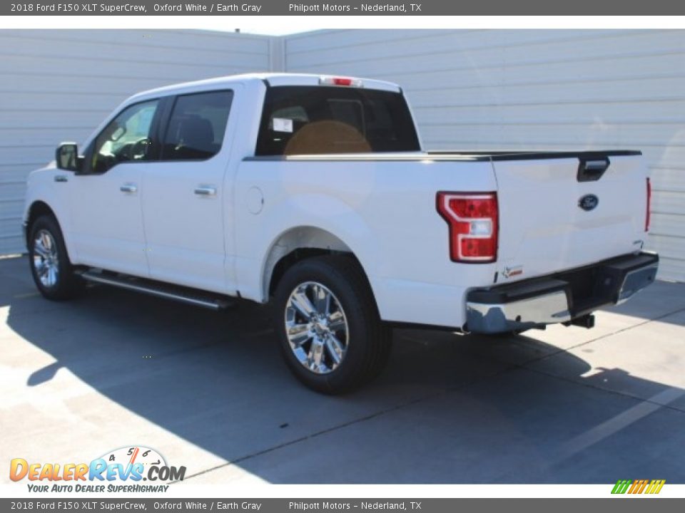 2018 Ford F150 XLT SuperCrew Oxford White / Earth Gray Photo #6