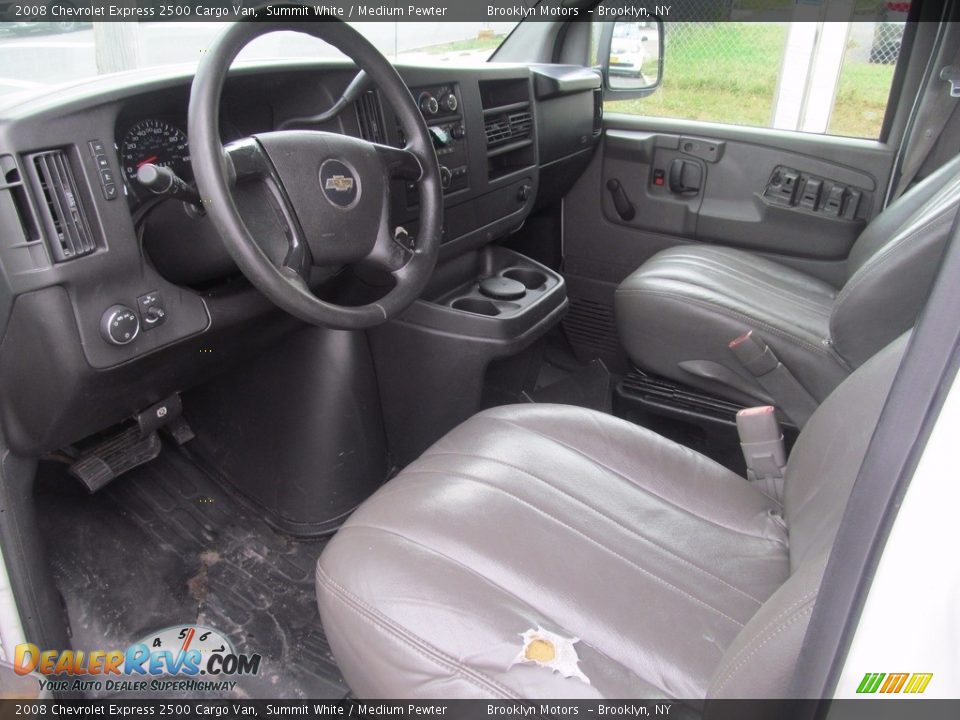 2008 Chevrolet Express 2500 Cargo Van Summit White / Medium Pewter Photo #20