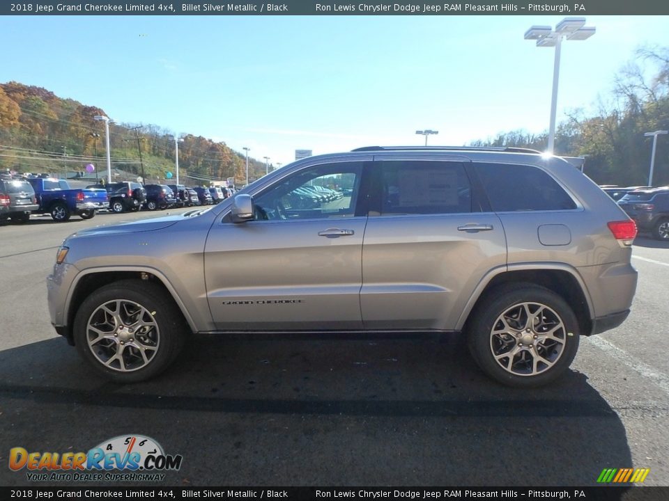 2018 Jeep Grand Cherokee Limited 4x4 Billet Silver Metallic / Black Photo #2