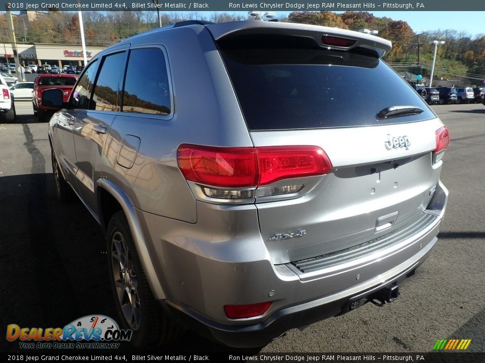 2018 Jeep Grand Cherokee Limited 4x4 Billet Silver Metallic / Black Photo #3