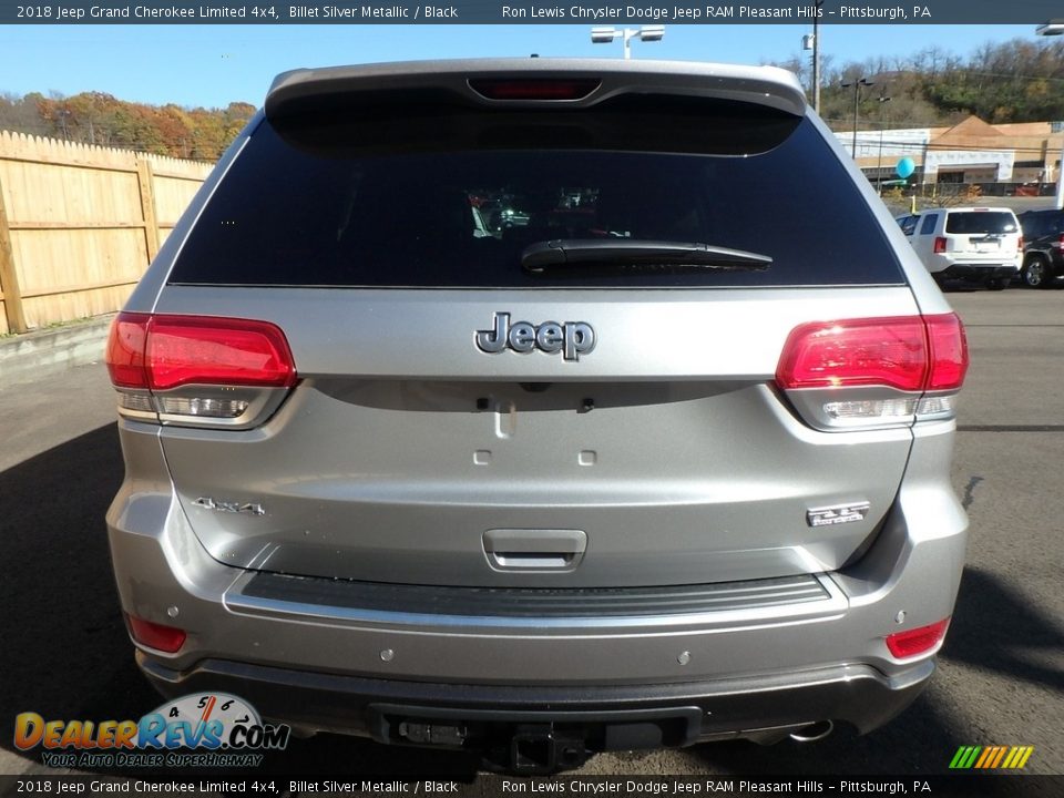 2018 Jeep Grand Cherokee Limited 4x4 Billet Silver Metallic / Black Photo #4