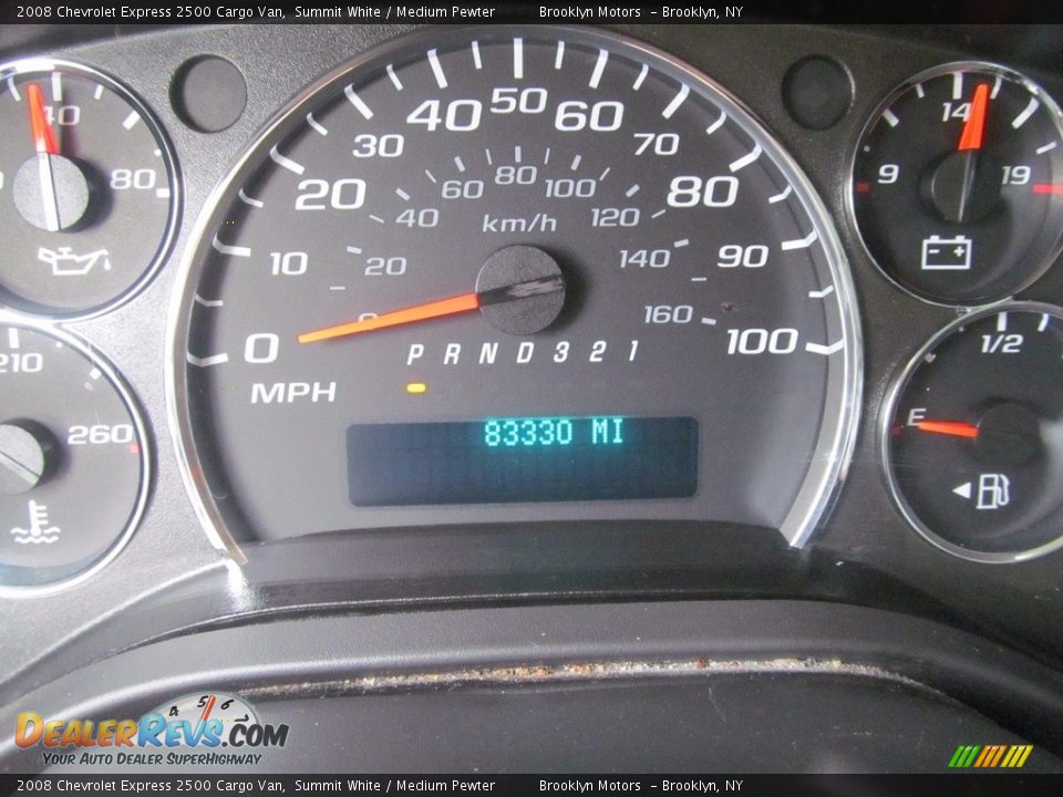 2008 Chevrolet Express 2500 Cargo Van Summit White / Medium Pewter Photo #23
