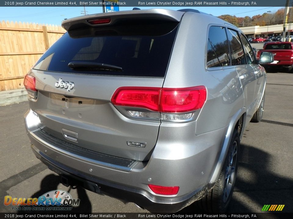 2018 Jeep Grand Cherokee Limited 4x4 Billet Silver Metallic / Black Photo #5
