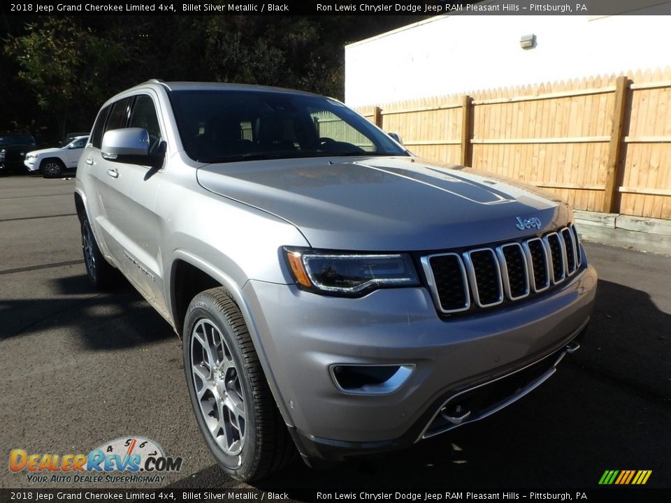 2018 Jeep Grand Cherokee Limited 4x4 Billet Silver Metallic / Black Photo #7