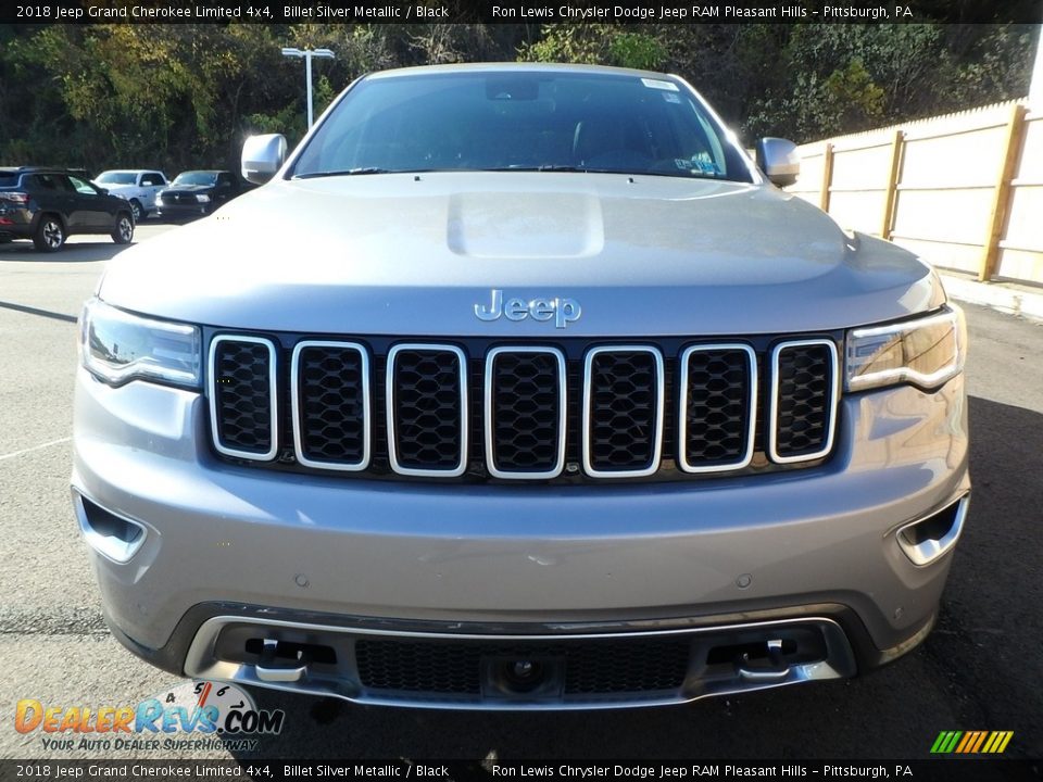 2018 Jeep Grand Cherokee Limited 4x4 Billet Silver Metallic / Black Photo #8
