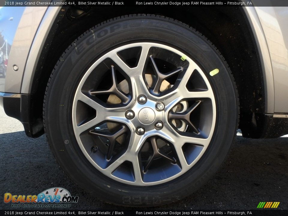 2018 Jeep Grand Cherokee Limited 4x4 Billet Silver Metallic / Black Photo #9