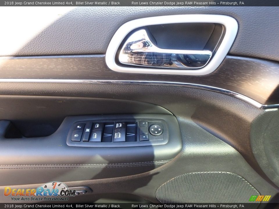 2018 Jeep Grand Cherokee Limited 4x4 Billet Silver Metallic / Black Photo #13