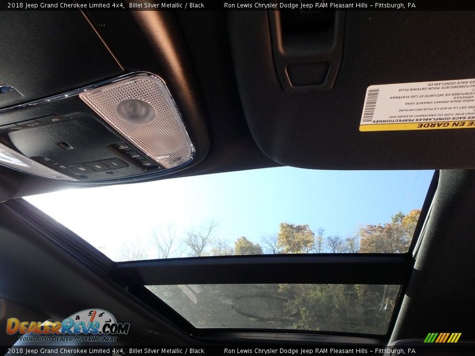 2018 Jeep Grand Cherokee Limited 4x4 Billet Silver Metallic / Black Photo #16