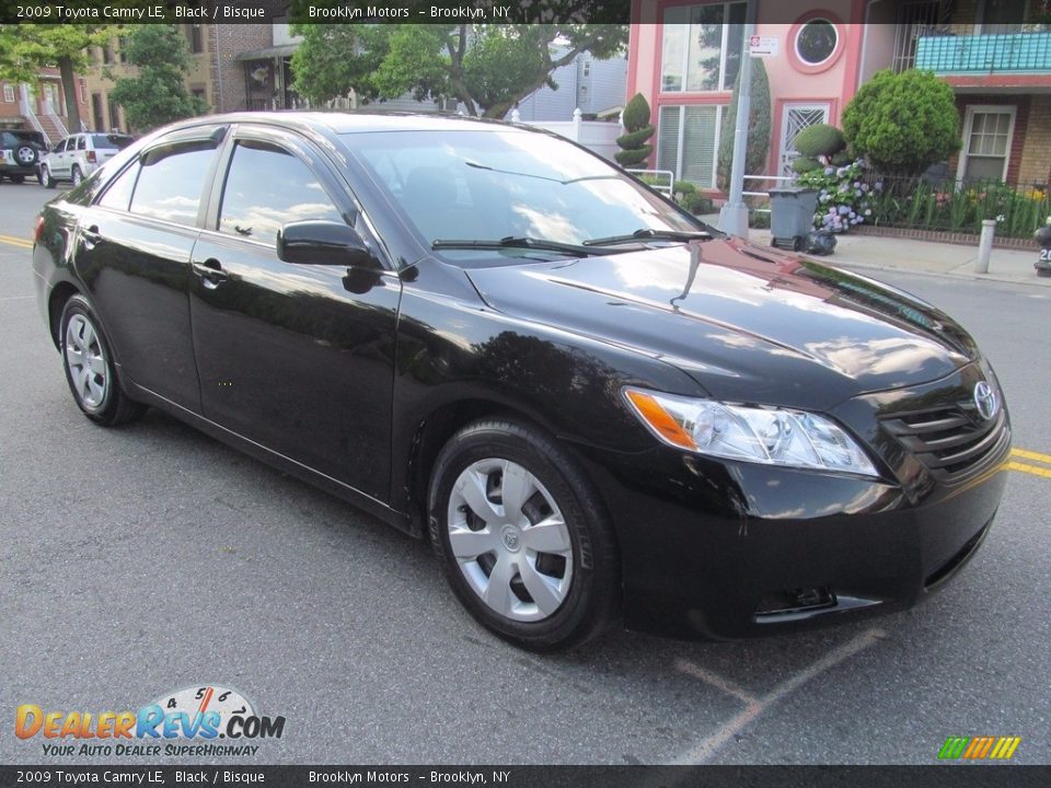 2009 Toyota Camry LE Black / Bisque Photo #1