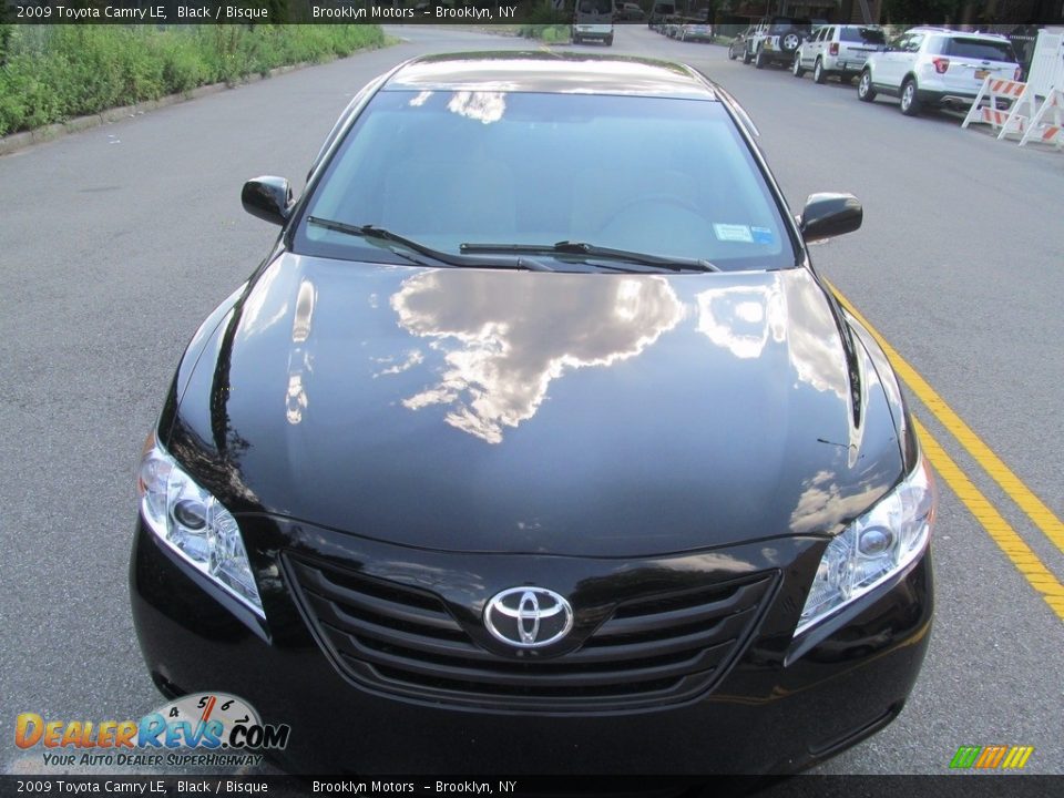2009 Toyota Camry LE Black / Bisque Photo #3