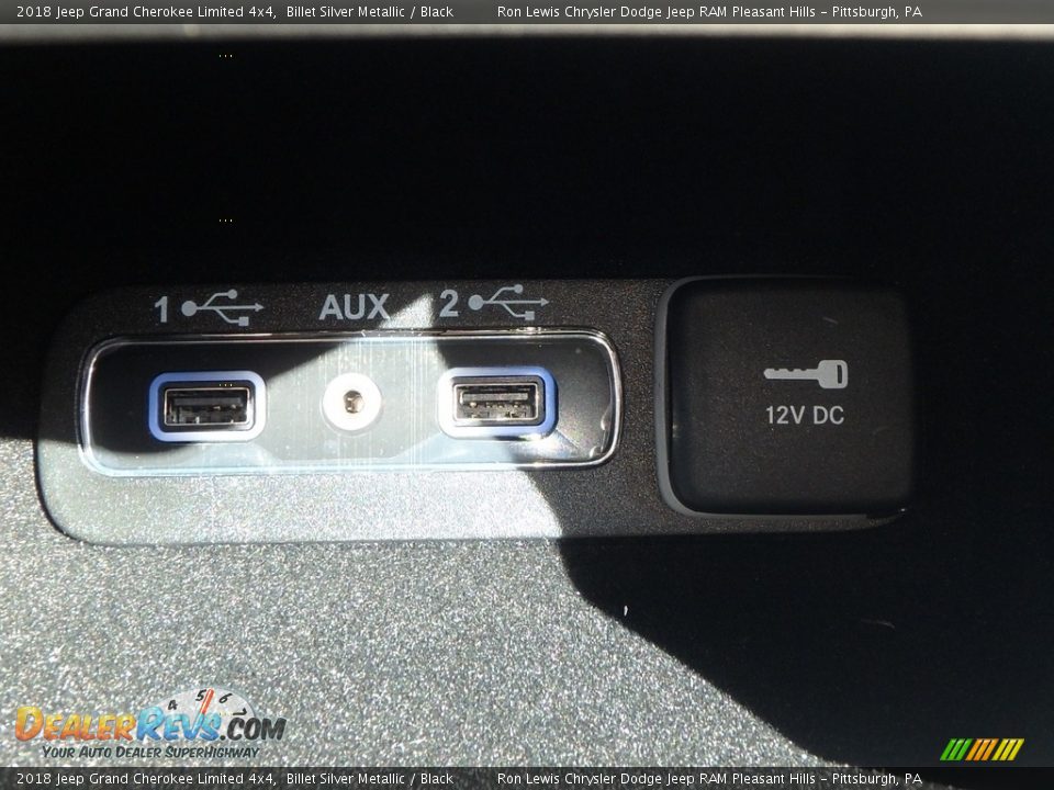 2018 Jeep Grand Cherokee Limited 4x4 Billet Silver Metallic / Black Photo #19
