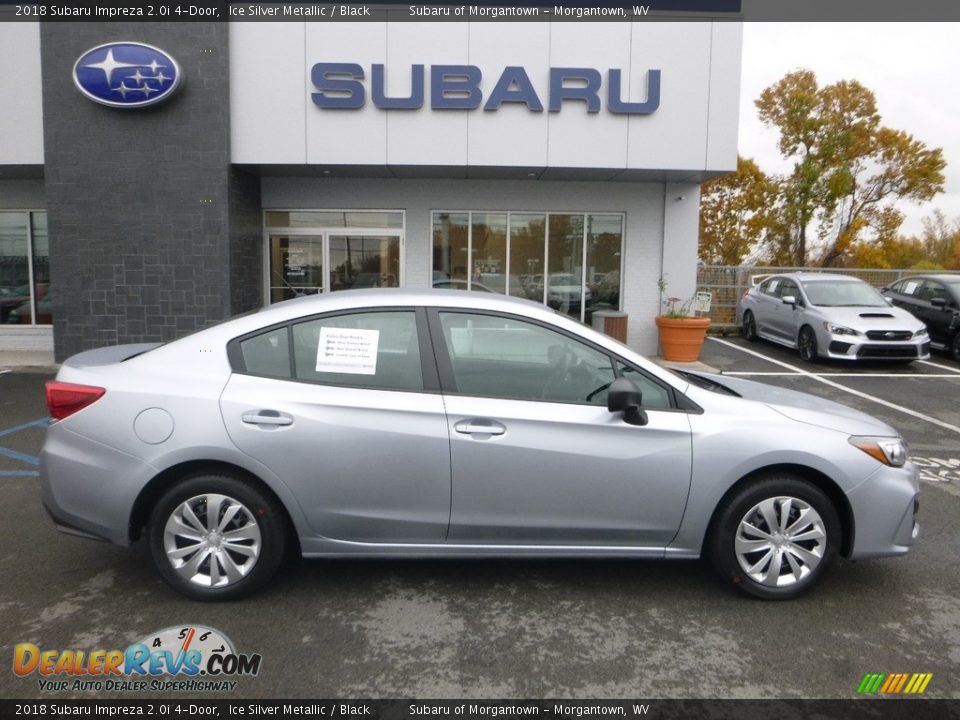 2018 Subaru Impreza 2.0i 4-Door Ice Silver Metallic / Black Photo #3