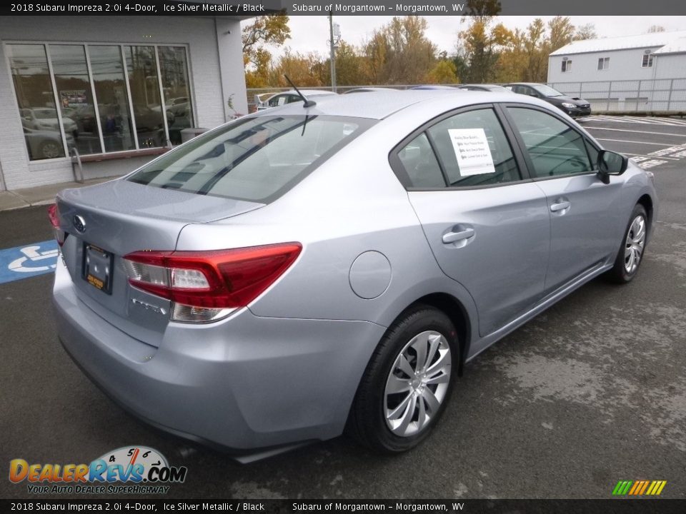 2018 Subaru Impreza 2.0i 4-Door Ice Silver Metallic / Black Photo #4