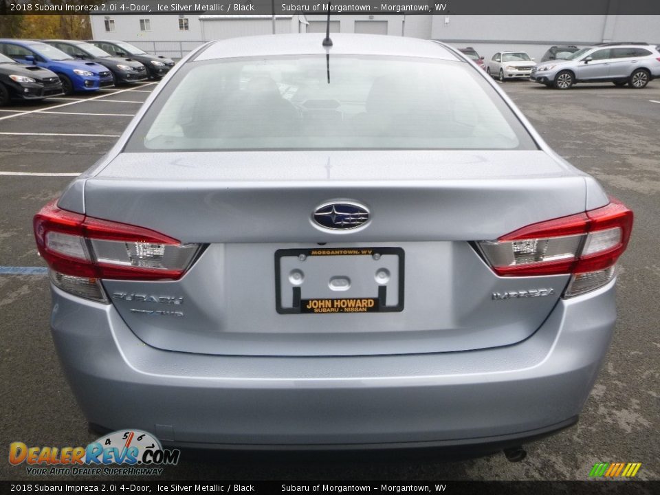 2018 Subaru Impreza 2.0i 4-Door Ice Silver Metallic / Black Photo #5