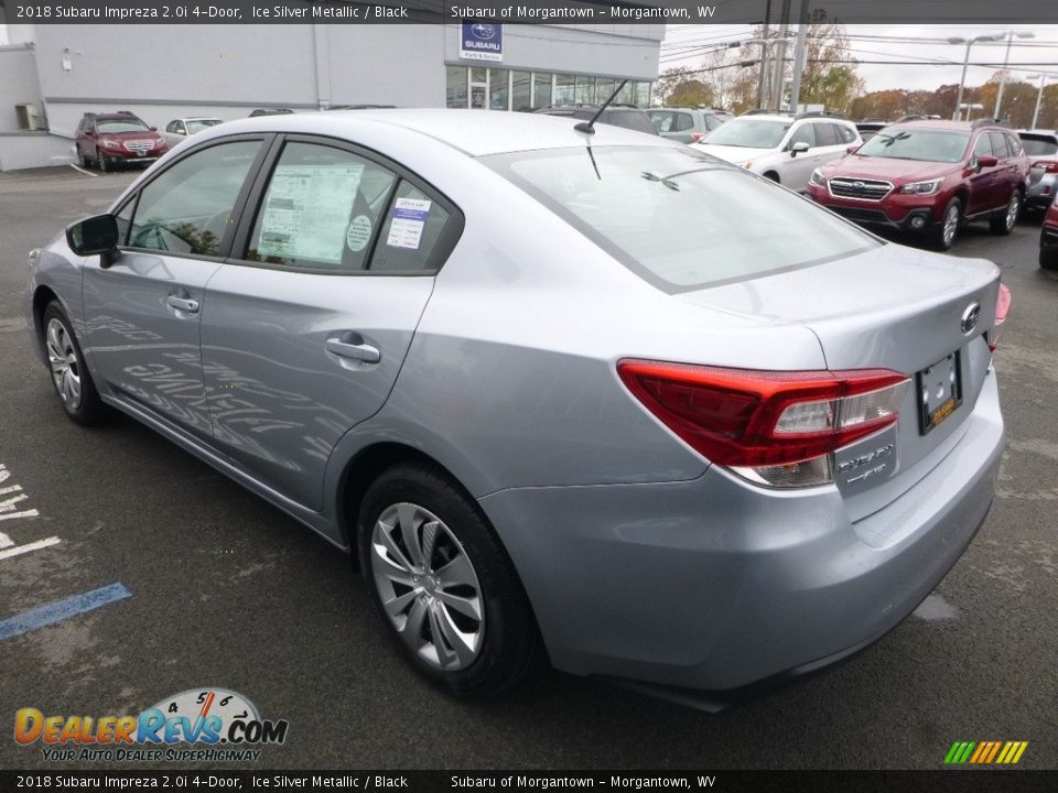 2018 Subaru Impreza 2.0i 4-Door Ice Silver Metallic / Black Photo #6