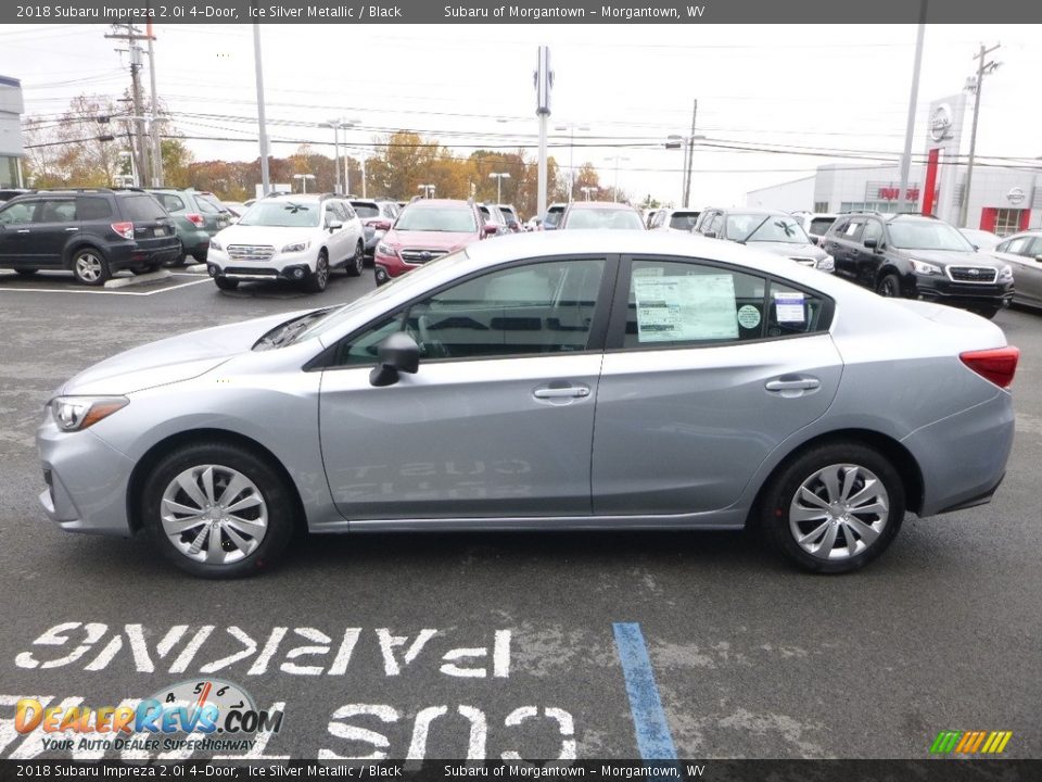2018 Subaru Impreza 2.0i 4-Door Ice Silver Metallic / Black Photo #7