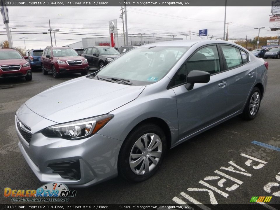 2018 Subaru Impreza 2.0i 4-Door Ice Silver Metallic / Black Photo #8