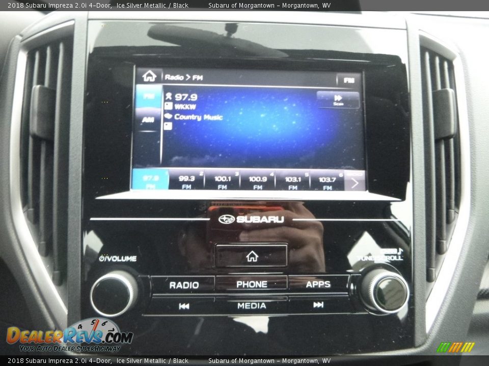 2018 Subaru Impreza 2.0i 4-Door Ice Silver Metallic / Black Photo #17