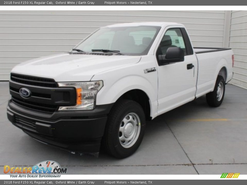 2018 Ford F150 XL Regular Cab Oxford White / Earth Gray Photo #3