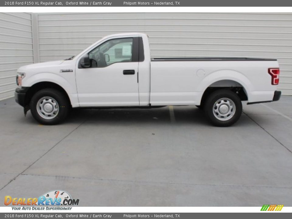 2018 Ford F150 XL Regular Cab Oxford White / Earth Gray Photo #5