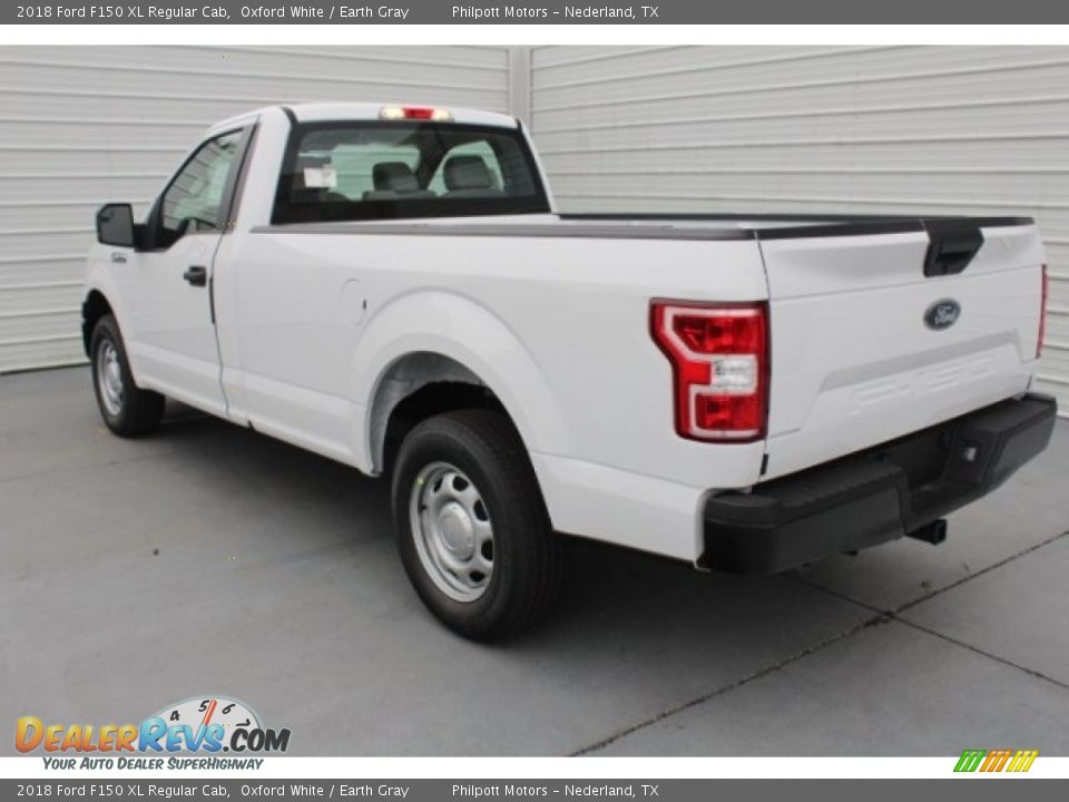 2018 Ford F150 XL Regular Cab Oxford White / Earth Gray Photo #6