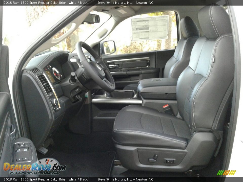 Front Seat of 2018 Ram 1500 Sport Regular Cab Photo #9