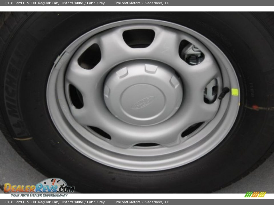 2018 Ford F150 XL Regular Cab Oxford White / Earth Gray Photo #8